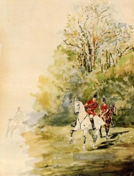  Impressionist Kunst - Jagd Beitrag Impressionisten Henri de Toulouse Lautrec